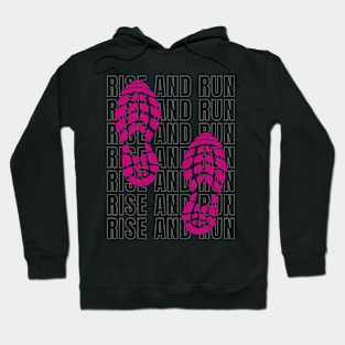 Runners Mantra Shoeprint Hoodie